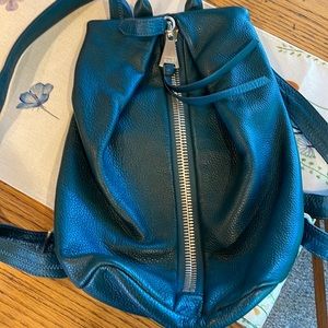 Aimee Kestenberg leather backpack green